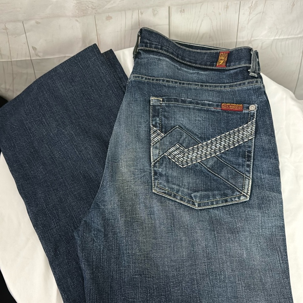7 For All Mankind Size 32” Waist Standard Button Fly Denim Jeans